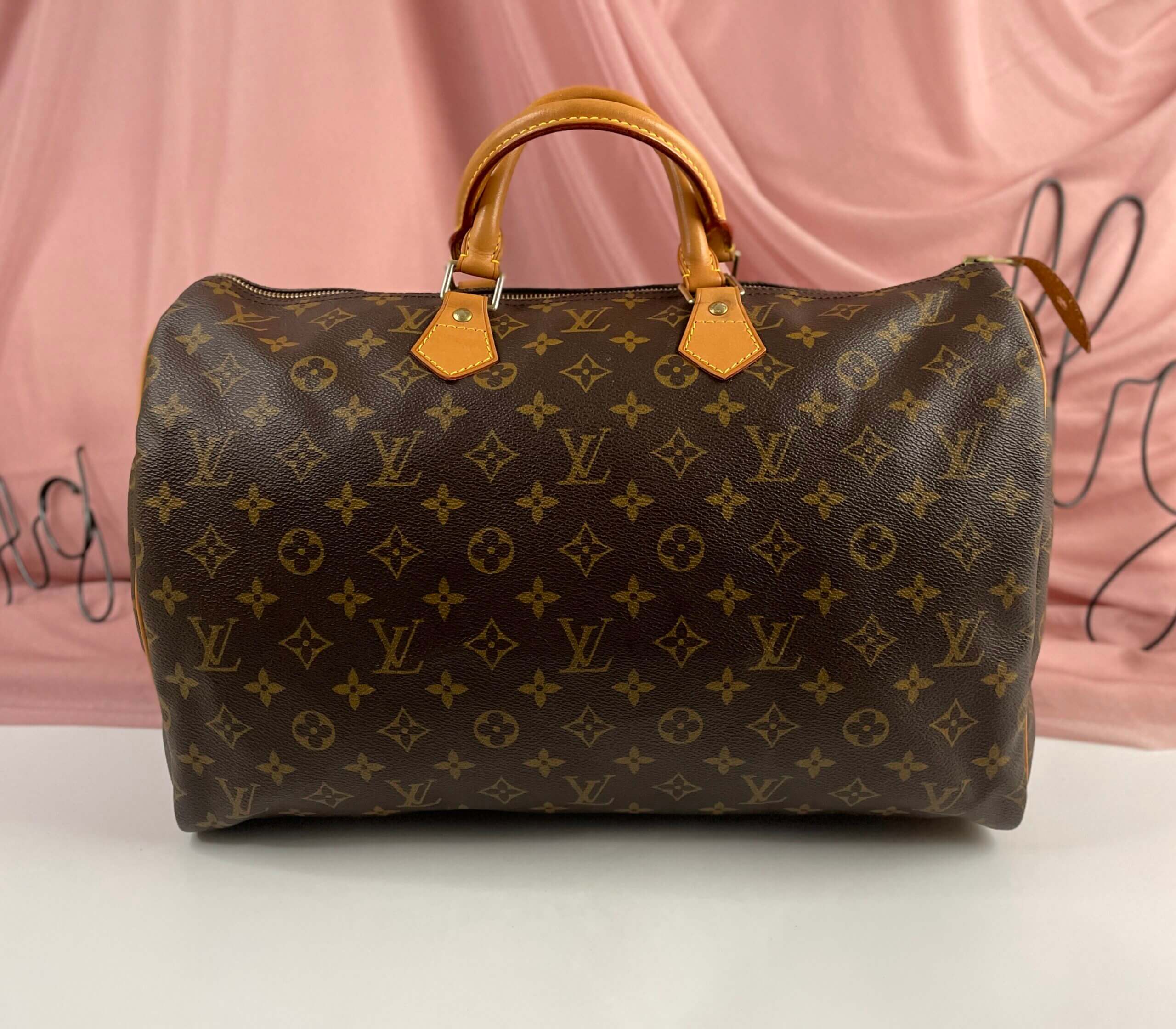 Louis Vuitton Large Monogram Speedy 40 with Lock and Key